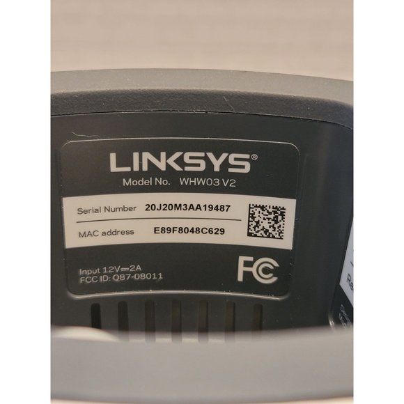 LINKSYS WHW03V2 MESH Home WiFi, Bundle of 3. Pre-Owned. - Picture 4 of 7
